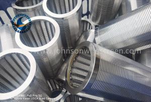Wholesale SS304 Non Clogging Wedge Wire Screen Filter from china suppliers