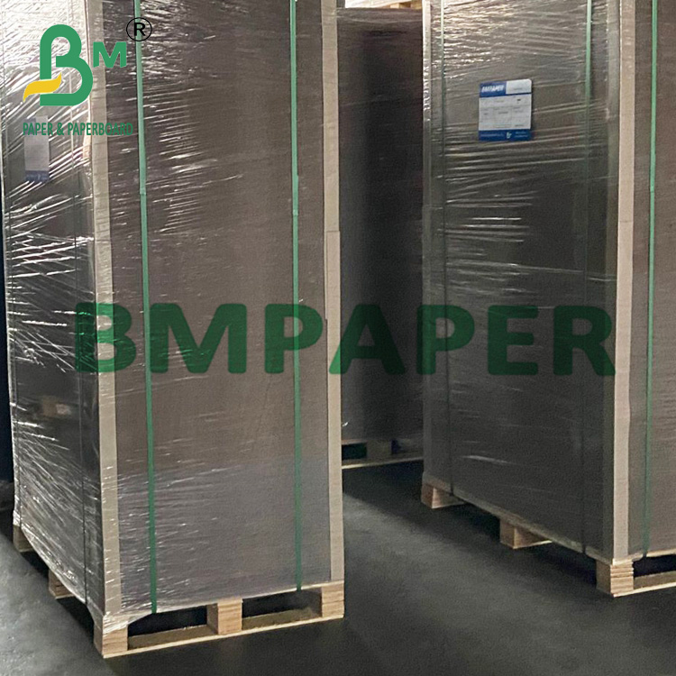 300gsm 400gsm 64x90cm One Sided Coated Duplex Board Paper Grey Back For Packing