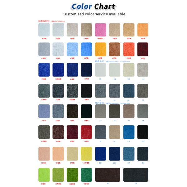 Polyester Fiber Sound Absorbing Board Natural PET Acoustic Ceiling Panel