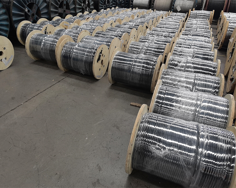 Bare Conductor Copper Clad Steel Wire Cable CCS Stranded Conductor for Overhead Electrical Transmission ASTM B228 Standard with Copper and Steel