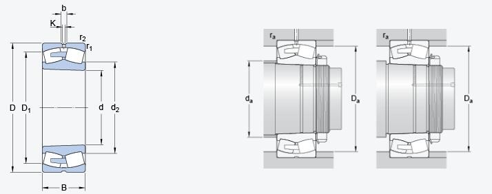 23084CAKW33 23084CAKW33C3 Self Aligning Spherical Roller Bearings non standard ball bearings manufacturers