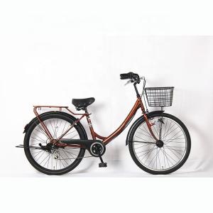 Wholesale Puncture Resistant Disc Brake Lightweight Platform City Bike 6 Speed For 160-180cm Riders from china suppliers