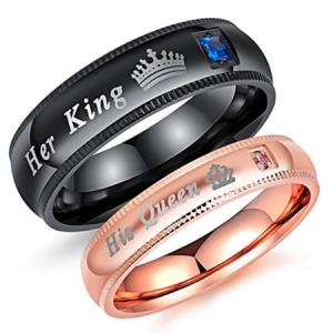 Wholesale Couples Matching Promise Rings For Boyfriend And Girlfriend from china suppliers