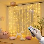 Remote LED String Lights Curtain USB Battery Fairy Lights Garland Led Wedding