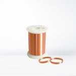 Ultra Thin Self Bonding Wire , Awg 46 2UEW 155 0.04mm Enamelled Copper Winding