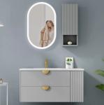 Factory Manufacturer Waterproof 42" Bath Vanity modern Bathroom Cabinet OEM