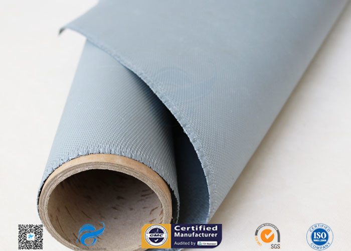 Grey 31OZ Silicone Coated Fiberglass Fabric Industrial Heat Resistant Blanket