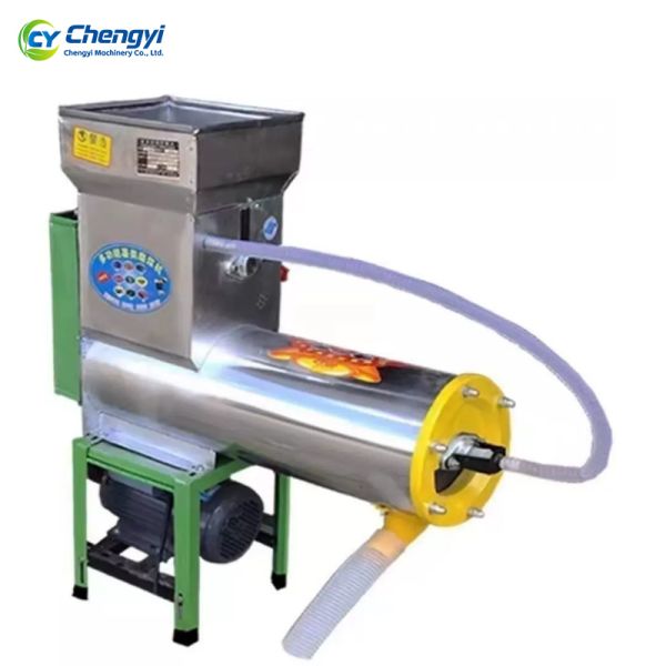 Starch Extraction Machine in operation showing starch separation process