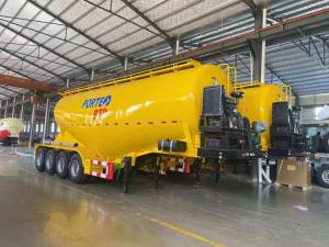 Wholesale 3 Axles Van-type Dry Bulk Flour/Powder Material Tanker Semi Trailer for Van-type from china suppliers