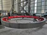 M200 Max 50T Ring Mill Girth Gear Cement rotary kiln girth gear and spur gear
