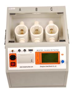 Wholesale 100KV Oil Dielectric Strength Tester , 80%RH Dielectric Strength Test Equipment from china suppliers