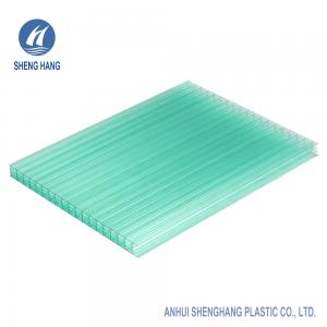 Wholesale 14mm Multiwall Polycarbonate Sheets Four Wall 2100*3000mm 80um UV Protection from china suppliers