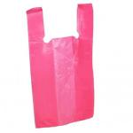 Plastic Compostable Shopping Bags , Custom Printed Packaging T Shirt Bag