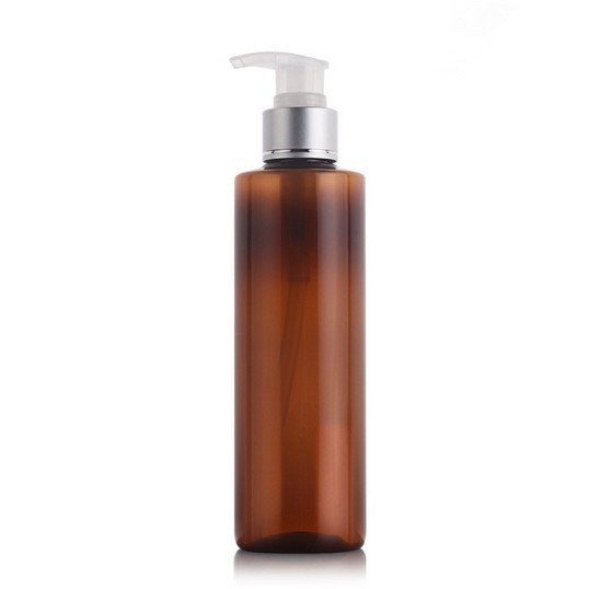 Best Selling Clear 300Ml Pet Shower Gel Shampoo Bottle W/ Pump Head Plastic Packaging