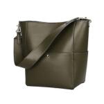 Shoulder Women Tote Handbags 9.5inch X 11.4Inch Genuine Leather Material ODM