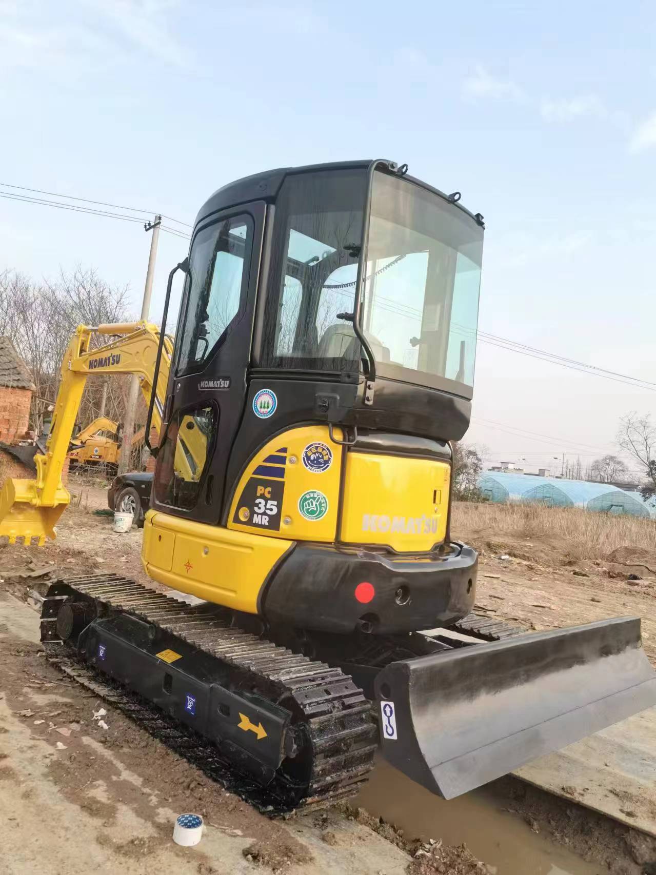 Original Hydraulic Cylinder Komatsu PC35 PC40 PC55 PC56 Mini Excavators PC30 PC15 PC20
