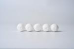 Disposable Organic Cotton Balls , Makeup Cotton Balls 100pcs White Color