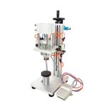 Pneumatic Automatic Perfume Bottle Crimping Machine For Metal Cap Press