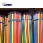 65-150cm Cleaning Mop Handle Natural Painted Plastic Coated Wooden Mop Handle