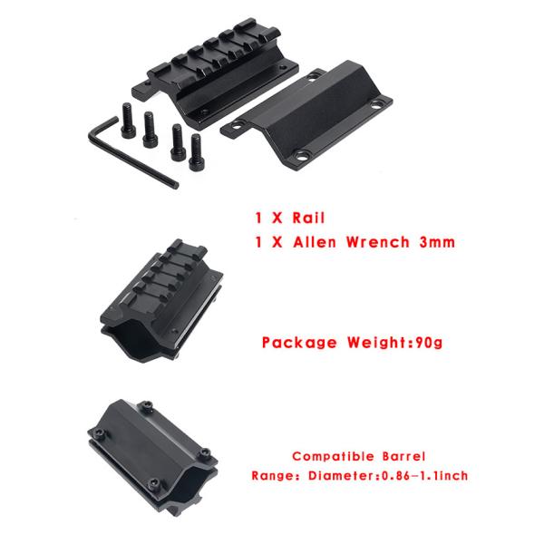Picatinny Or Weaver 5 Slots Scope Mount Base Tactical 20MM Universal