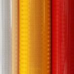 Durable Prismatic Reflective Sheeting Printable Reflective Vinyl Material For