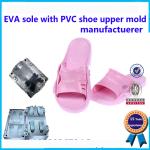 Two Color EVA Mould Durable Aluminum / Steel Sandal Shoe Mould