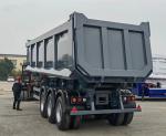80 Tons Hydraulic Side Box Tipper Dumper Dump Semi Truck Trailer for Nigeria