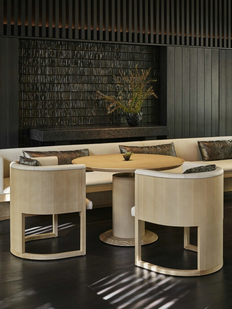 Modern Interior Star Hotel Logs Custom Solid Wood Furniture