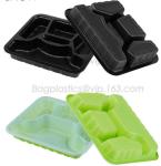 Disposable corn starch plates biodegradable corn starch food container,