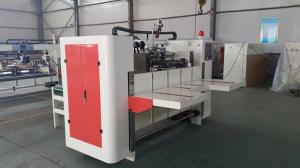 China Semi - Auto High Speed Carton Box Making Machine Carton Stapler Machine on sale