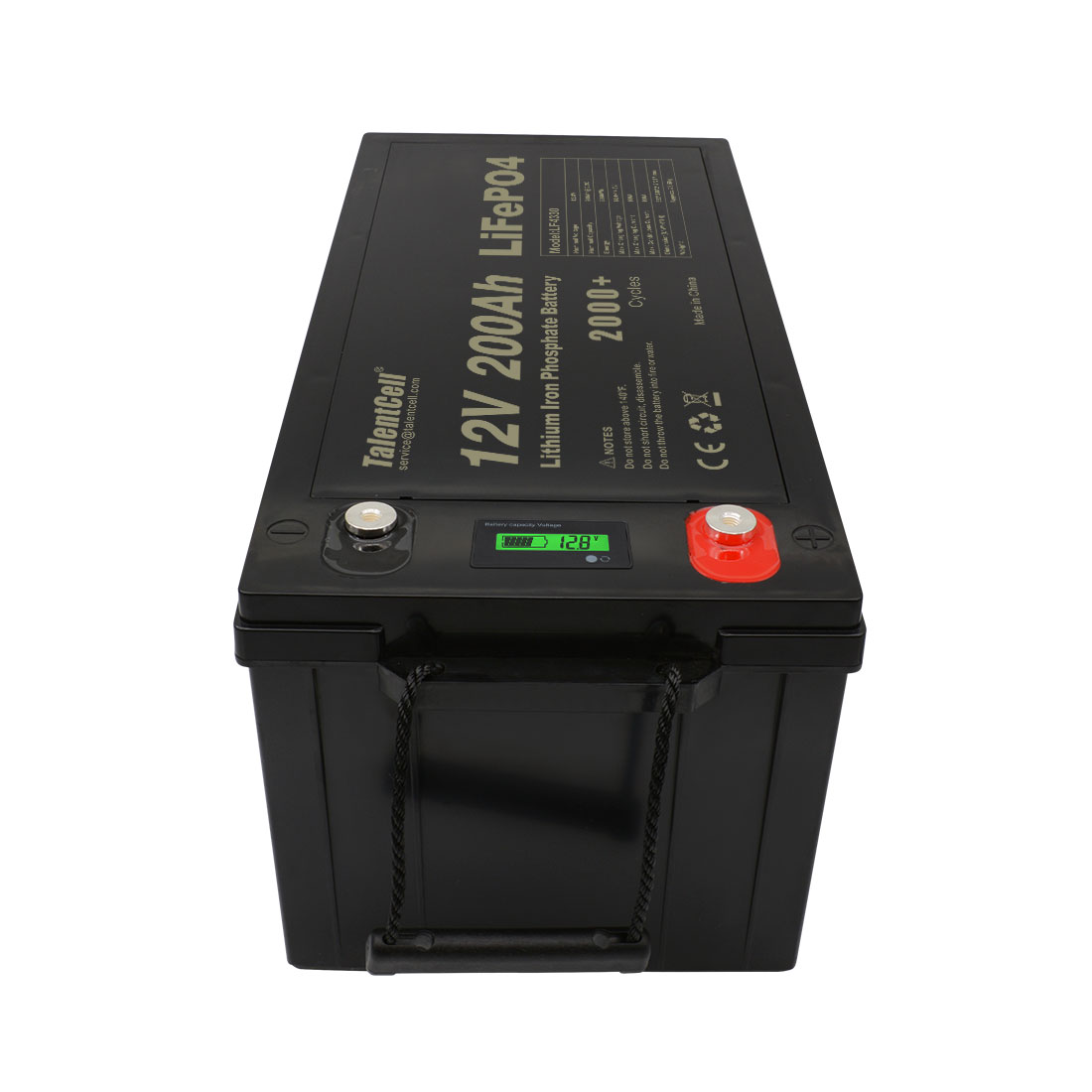 lifepo4 12v 200ah lithium iron phosphate battery pack for Solar UPS
