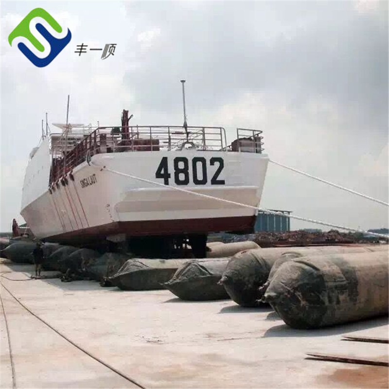 Safe And Reliable Marine Rubber Airbag With Diameter 0.6-2.8m Lifespan 6-10 Years