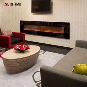 Wholesale 1825mm Wall Mount Electric Fireplace Option Crystal Charcoal LED Light DIY from china suppliers