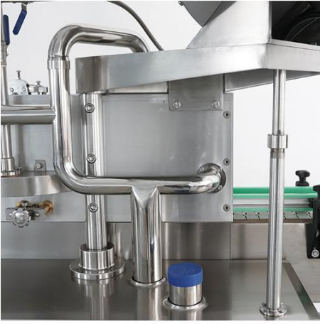 Compact Pesticides Steam Vacuum Capping Machine 3kw 150b/Min