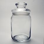 650ml 22 Oz Glass Storage Jars Silicone Seal Clear Glass Construction For