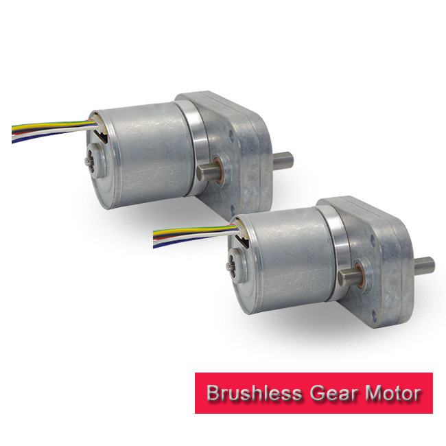 DC Brushless Gear Motor / 12v 100 Rpm DC Geared Motor 10kg.Cm For Home Appliance