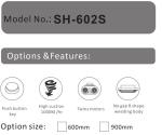 Under Counter Vent Stainless Steel Range Hood Cooking Appliances