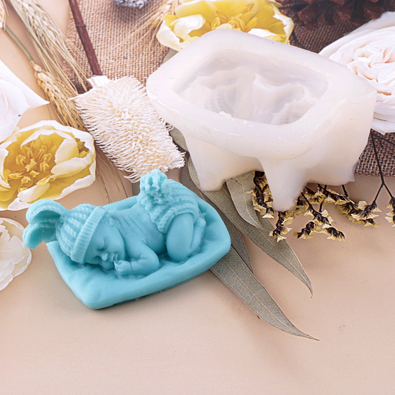Customized DIY Silicone 3D Animal Candle Mould for Soap and Chocolate Christmas Gift