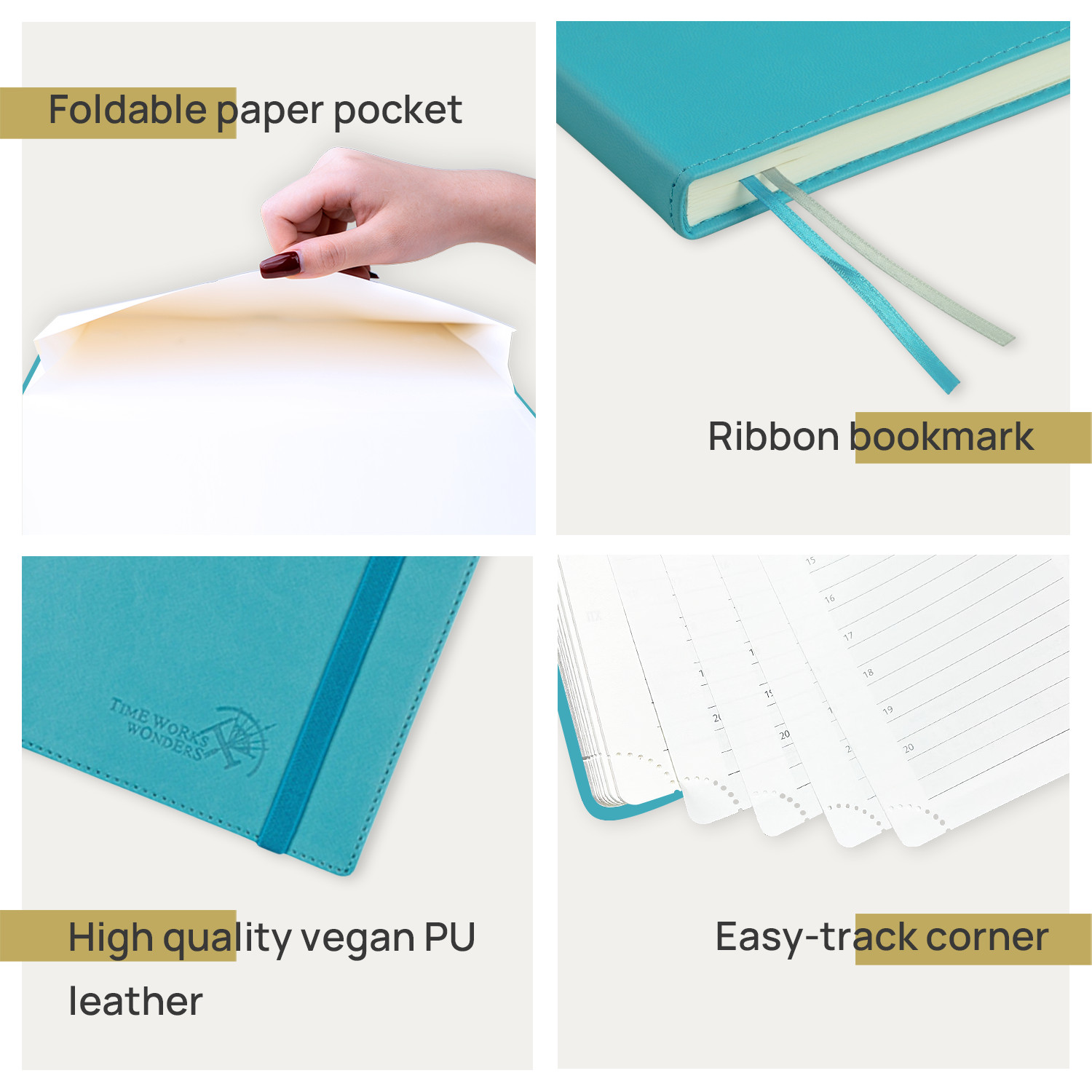 Donau Blue 2023 Academic Planner Personalized With Hourly Schedule