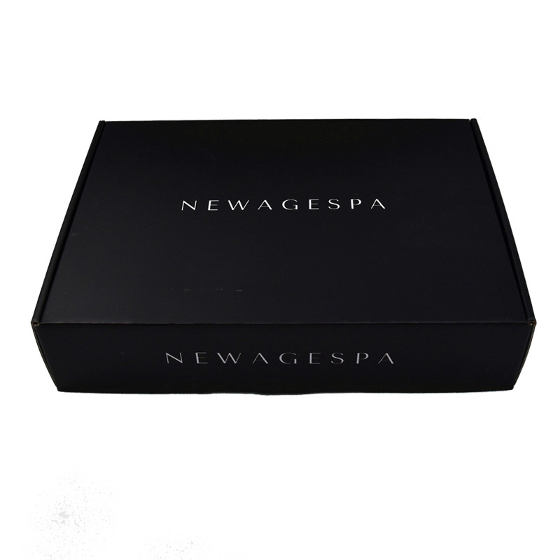 Colored Corrugated Mailer Boxes Small Black Corrugated Shoes Box For Shipping