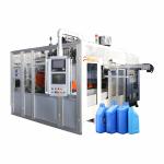 White PE Making Milk Bottle Blow Molding Machine Double Station