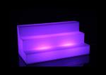 Three Layers Lighted Bar Shelves Plastic Led Bottle Stand High Grade
