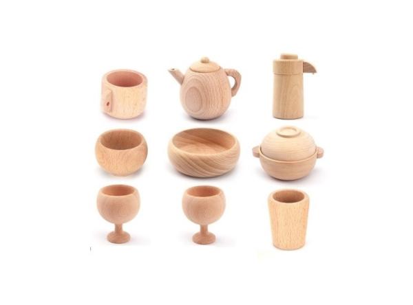 Eco-friendly Wooden 3D Building Blocks Creative Art Gift Home Ornament