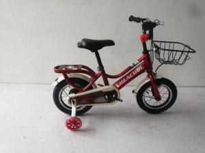 Wholesale Children Steel Frame Bicycle With Steel Basket With Training Wheel from china suppliers