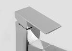 Mono Polished Brass Bathroom Faucets , Basin Mixer Taps Long Life Span