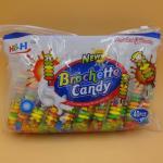Fruit Flavors Brochette Sugar Free Peppermint Candy / Round Shape Compressed