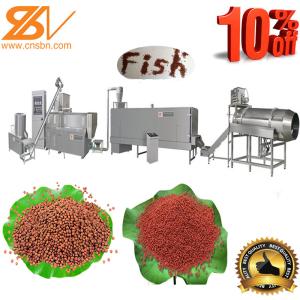 Wholesale Twin Screw Stainless Steel Floating Fish Feed Manufacturing Machinery from china suppliers
