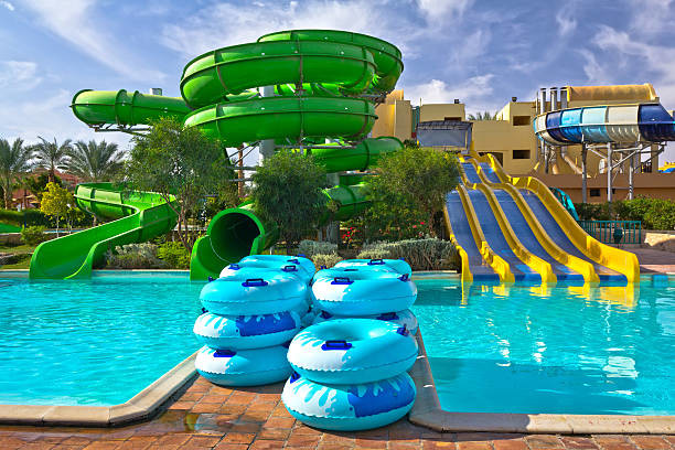 Holiday Resort Family Water Slide Fiberglass Pool Slide For Theme water park