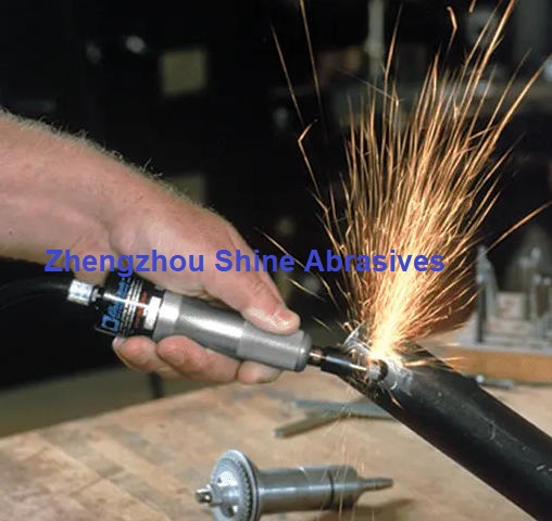 6mm shank CBN Electroplated Mounted Points for Internal Grinding and Deburring