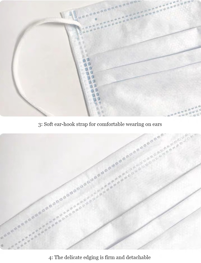 ANTI POLLUTION FACE MASK 3 PLY DISPOSABLE SURGICAL MASK 3PLY FACE MASK
